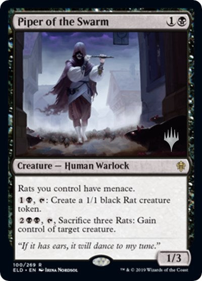 Piper of the Swarm (Promo Pack: Throne of Eldraine) Light Play