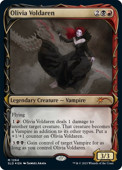 Olivia Voldaren (Halo Foil) (Secret Lair) Near Mint Foil