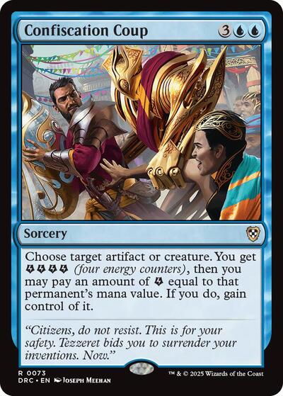 Confiscation Coup (Commander: Aetherdrift) Near Mint