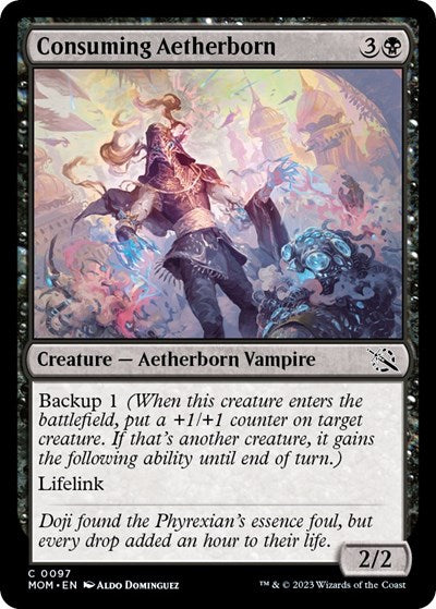 Consuming Aetherborn (March of the Machine) Near Mint Foil