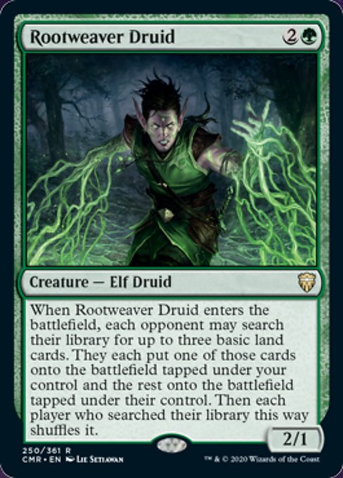 Rootweaver Druid (Commander Legends) Medium Play Foil