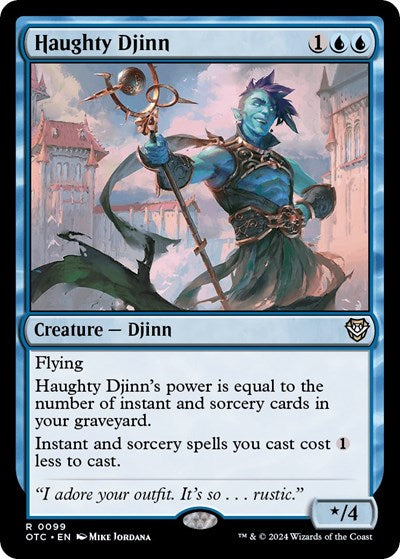 Haughty Djinn (Commander: Outlaws of Thunder Junction) Light Play