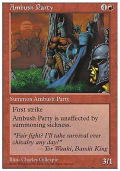 Ambush Party (5th Edition) Light Play