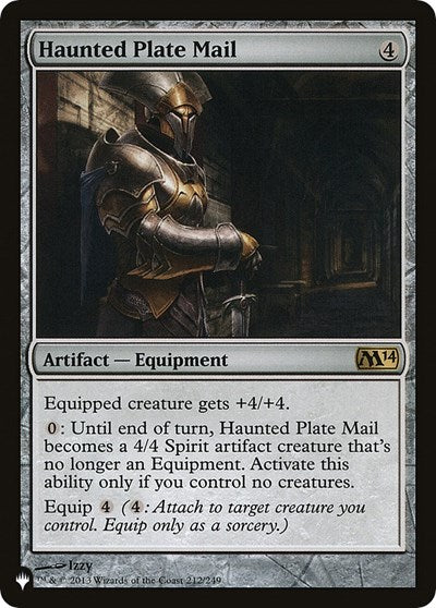 Haunted Plate Mail|1|0|0.00