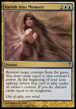 Vanish into Memory (Coldsnap) Medium Play
