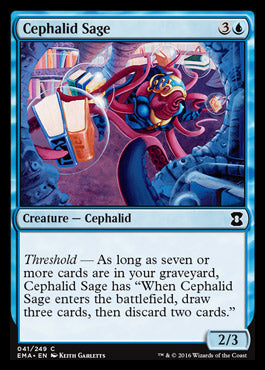 Cephalid Sage (Eternal Masters) Medium Play Foil