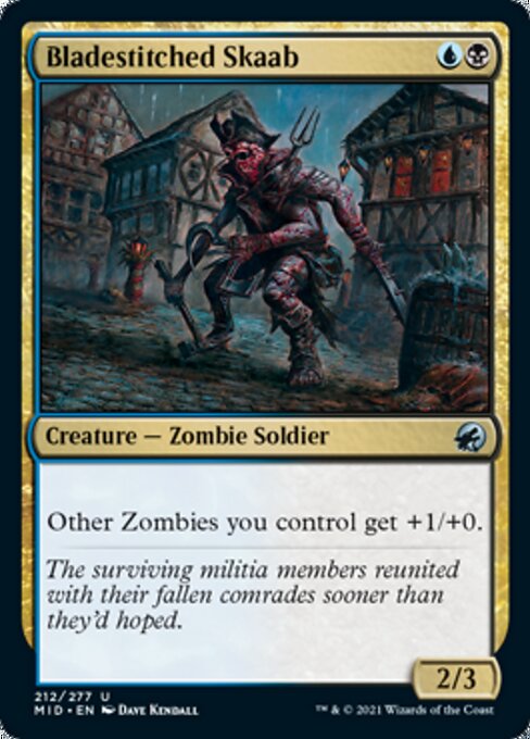 Bladestitched Skaab (Innistrad: Midnight Hunt) Near Mint Foil