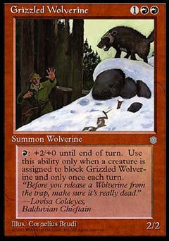 Grizzled Wolverine (Ice Age) Medium Play