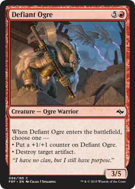 Defiant Ogre (Fate Reforged) Near Mint Foil