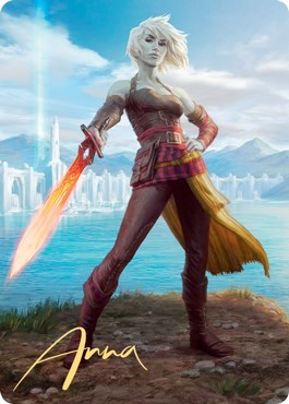 Nahiri  Heir of the Ancients Art Card  3 81   Gold Stamped Signature|0|0|0.00