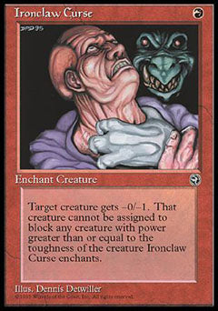 Ironclaw Curse (Homelands) Medium Play