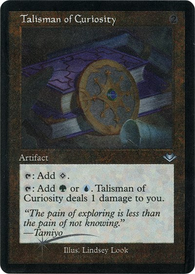Talisman of Curiosity (Retro Frame) (Foil Etched) (Modern Horizons 1 Retro Frames) Light Play Foil