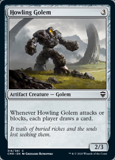 Howling Golem (Commander Legends) Medium Play Foil