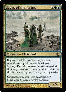 Sages of the Anima (Alara Reborn) Light Play Foil