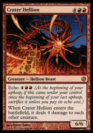 Crater Hellion (Duel Decks: Heroes vs Monsters) Light Play