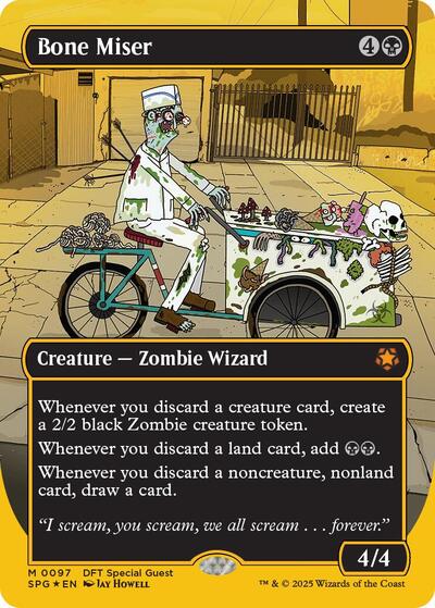 Bone Miser (Borderless) (First-Place Foil) (Special Guests) Near Mint Foil