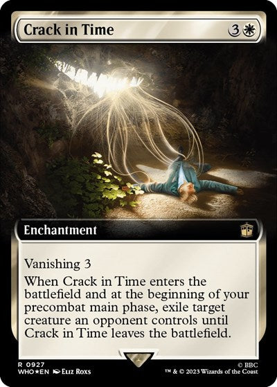 Crack in Time (Extended Art) (Surge Foil) (Universes Beyond: Doctor Who) Near Mint Foil