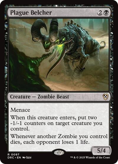 Plague Belcher (Commander: Aetherdrift) Near Mint