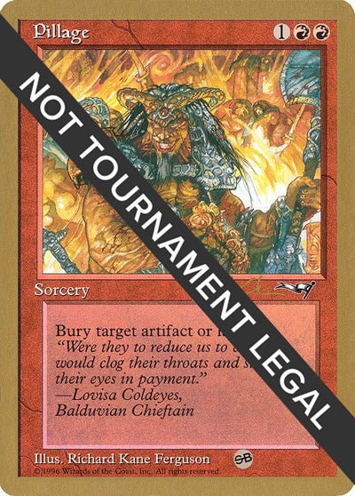 Pillage - 1997 Paul McCabe (ALL) (SB) (World Championship Decks) Light Play