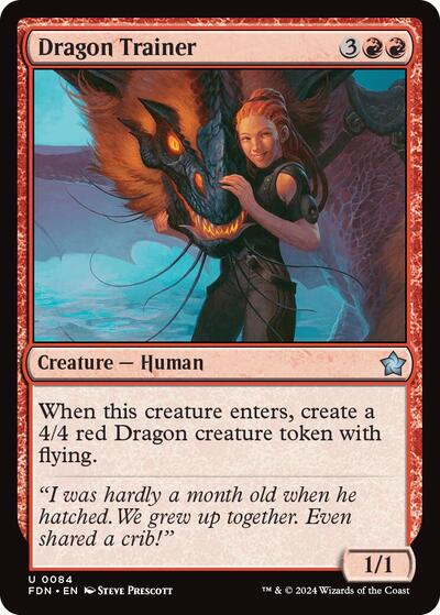 Dragon Trainer (Foundations) Near Mint Foil