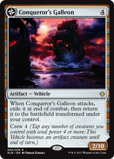 Conqueror's Galleon (Conquerors Foothold) (Ixalan) Near Mint Foil