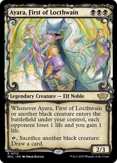 Ayara, First of Locthwain (March of the Machine: Multiverse Legends) Near Mint Foil