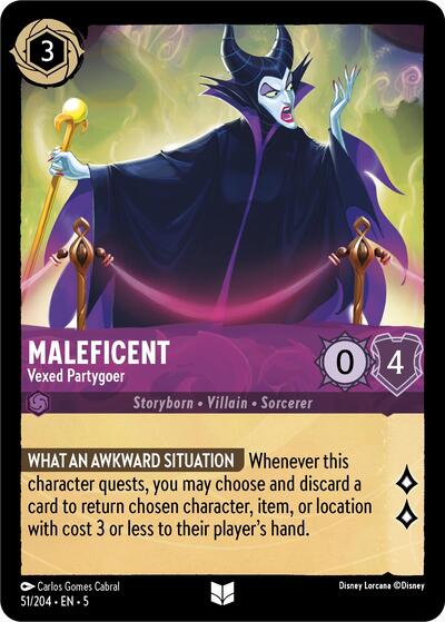 Maleficent - Vexed Partygoer (Shimmering Skies) Near Mint