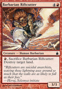 Barbarian Riftcutter (Ravnica) Medium Play
