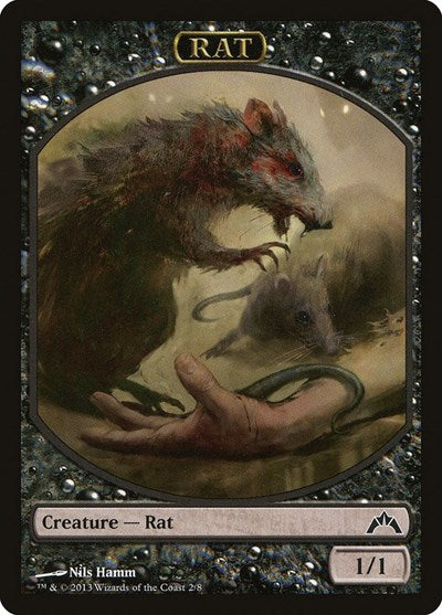Rat Token (Gatecrash) Light Play
