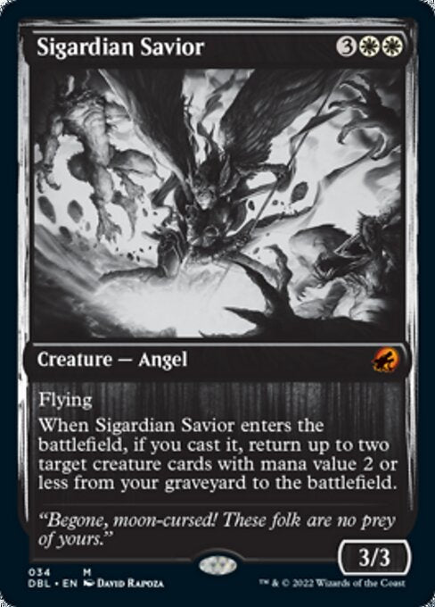 Sigardian Savior (Innistrad: Double Feature) Light Play Foil