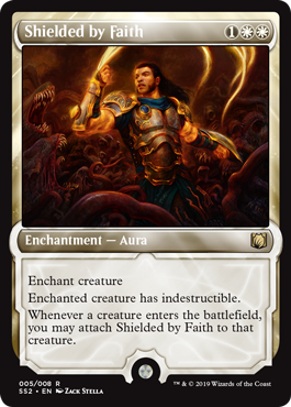 Shielded by Faith (Signature Spellbook: Gideon) Light Play Foil