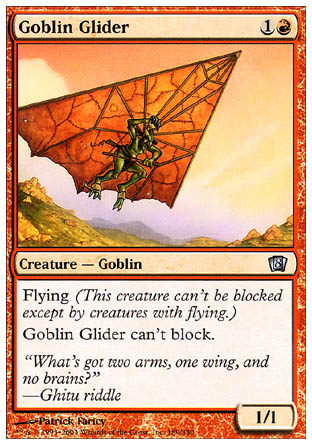 Goblin Glider (8th Edition) Light Play Foil
