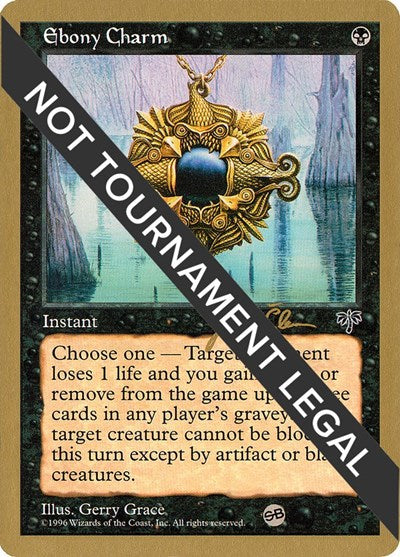 Ebony Charm - 1997 Jakub Slemr (MIR) (SB) (World Championship Decks) Light Play