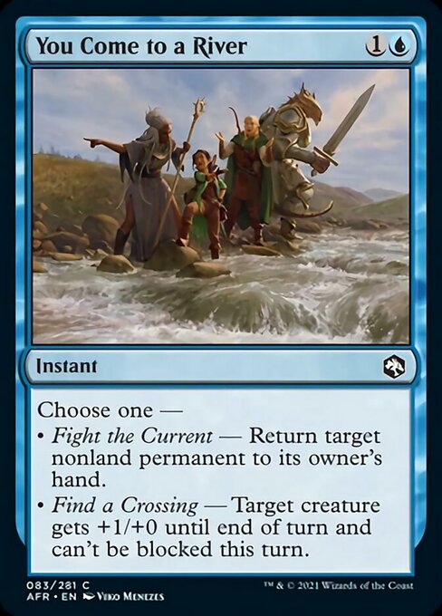 You Come to a River (Adventures in the Forgotten Realms) Light Play Foil