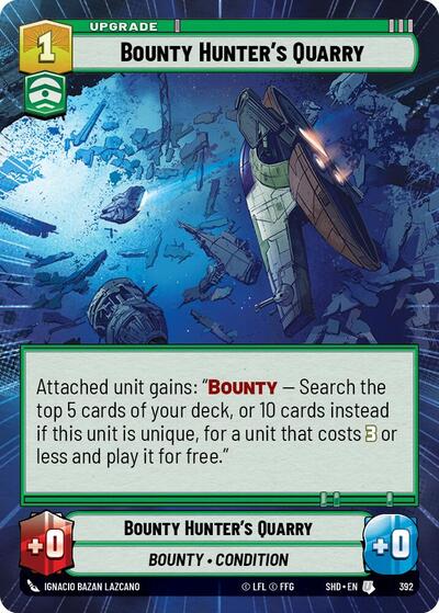 Bounty Hunter's Quarry (Hyperspace) (Shadows of the Galaxy) Near Mint Foil