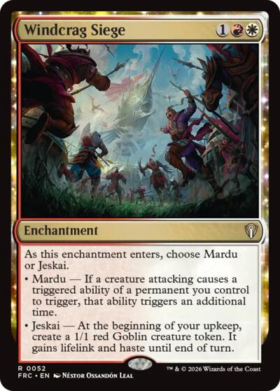Windcrag Siege (Commander: Reality Fracture) Near Mint