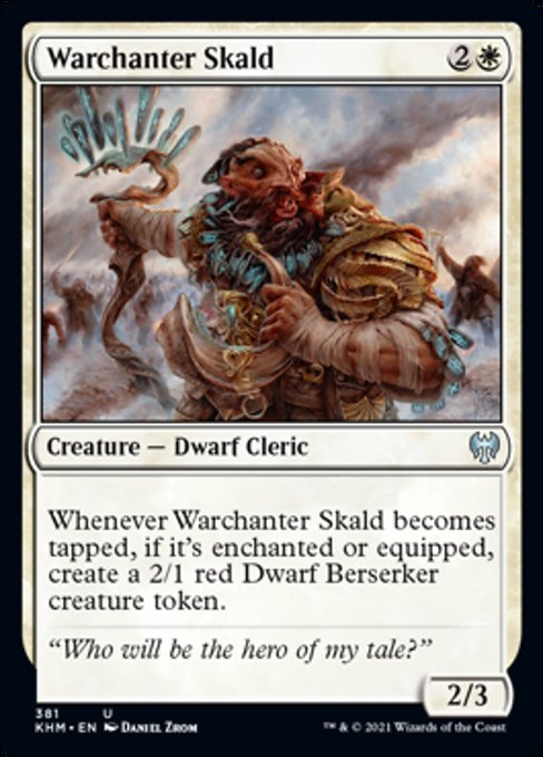Warchanter Skald (Kaldheim) Medium Play