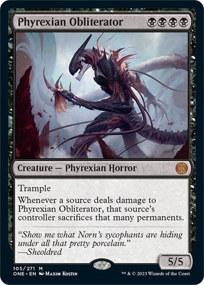 Phyrexian Obliterator (Phyrexia: All Will Be One) Medium Play Foil