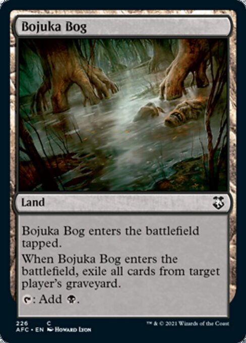 Bojuka Bog (Commander 2021 Forgotten Realms) Near Mint