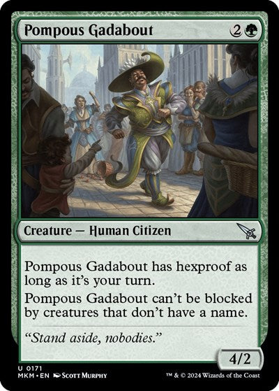 Pompous Gadabout (Murders at Karlov Manor) Near Mint Foil