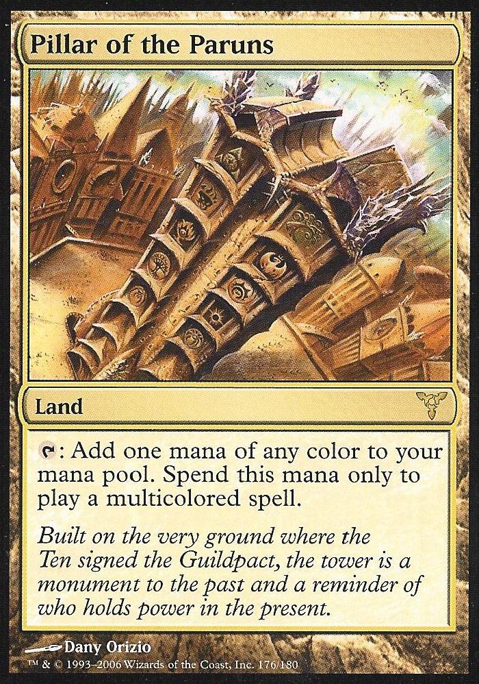 Pillar of the Paruns (Dissension) Damaged / Poor