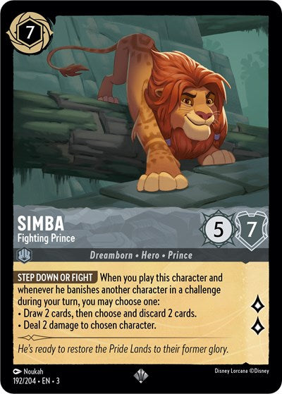 Simba - Fighting Prince (Into the Inklands) Near Mint