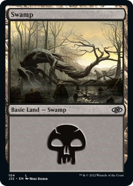 Swamp (104) (Jumpstart 2022) Medium Play