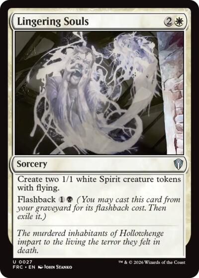 Lingering Souls (Commander: Reality Fracture) Near Mint