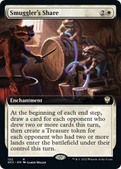 Smuggler's Share (Extended Art) (Commander: Streets of New Capenna) Light Play
