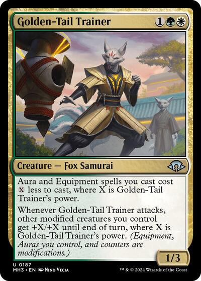 Golden-Tail Trainer (Modern Horizons 3) Light Play