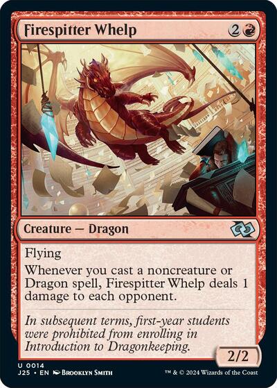 Firespitter Whelp (Foundations Jumpstart) Light Play