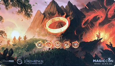 MagicCon Barcelona 2023 Lord of the Rings Key Art Standard Gaming Playmat for Magic: The Gathering (Ultra Pro Playmats) New