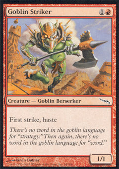 Goblin Striker (Mirrodin) Light Play Foil