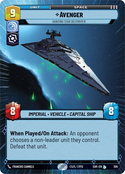 Avenger Hunting Star Destroyer (Hyperspace) (Spark of Rebellion) Near Mint